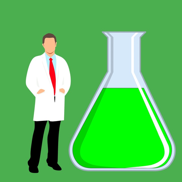 graphic image of scientist 