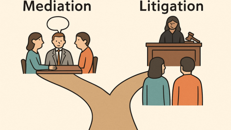 mediation vs litigation